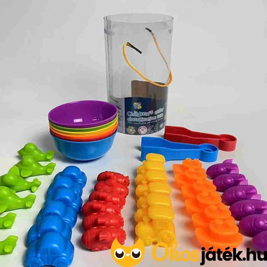 Csipeszes szortírozó játék - Járművek