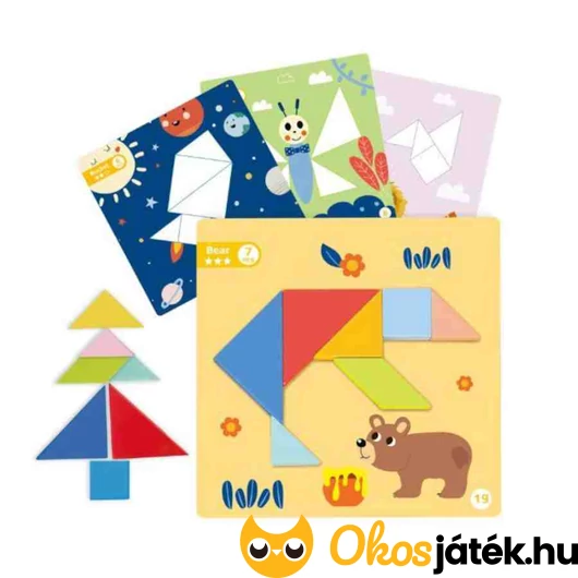 Tooky Toy: Mágneses tangram ovisoknak