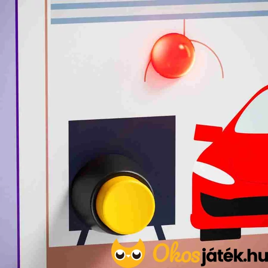 Villanykapcsolós játék házikó