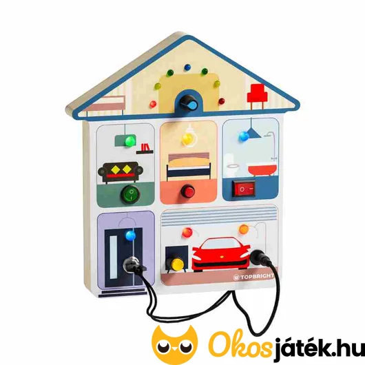 Montessori kapcsolós házikó - Topbright
