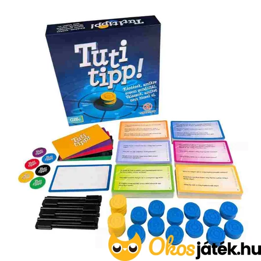 Tuti tipp! társasjáték tartalma