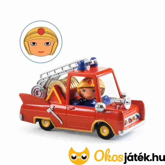  Djeco Crazy Motors fém kisautó - Tűz Vitéz