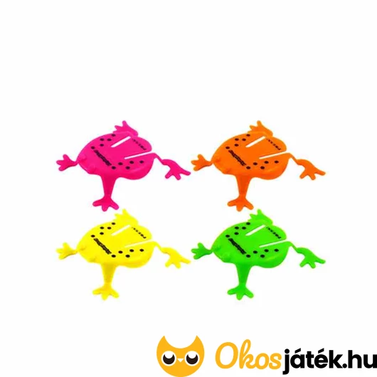 Neon ugró béka 1 db