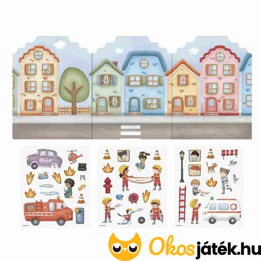 Little Dutch újrafelhasználható matricák