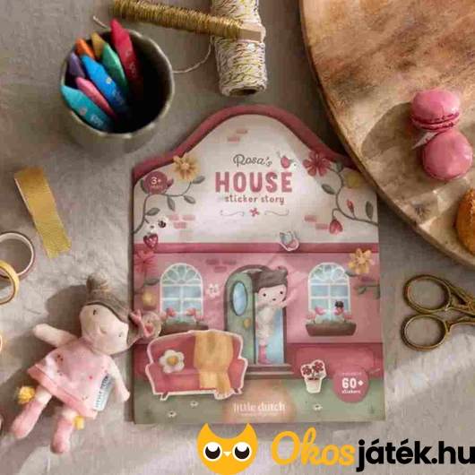 Little Dutch újrafelhasználható matricás füzet