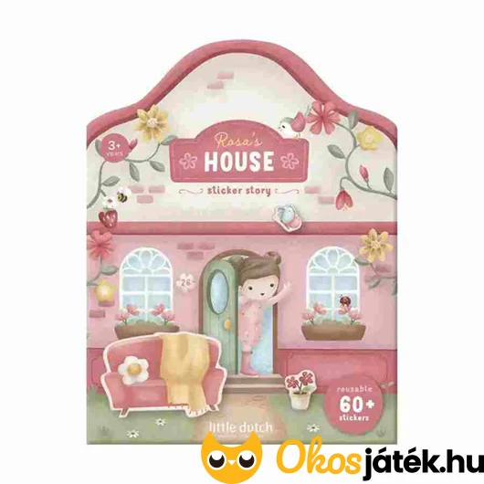 Little Dutch újrafelhasználható matricás füzet - Rosa és barátai