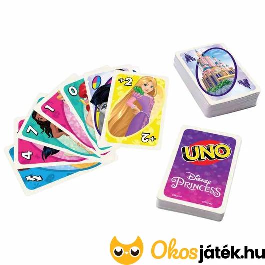 Uno Disney hercegnők kártyajáték