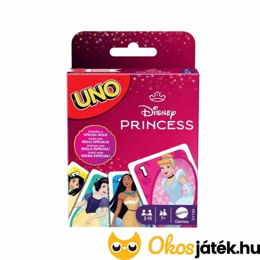 Uno Disney hercegnők kártya
