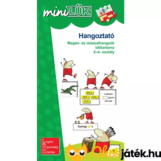 hangoztató mini lük füzet