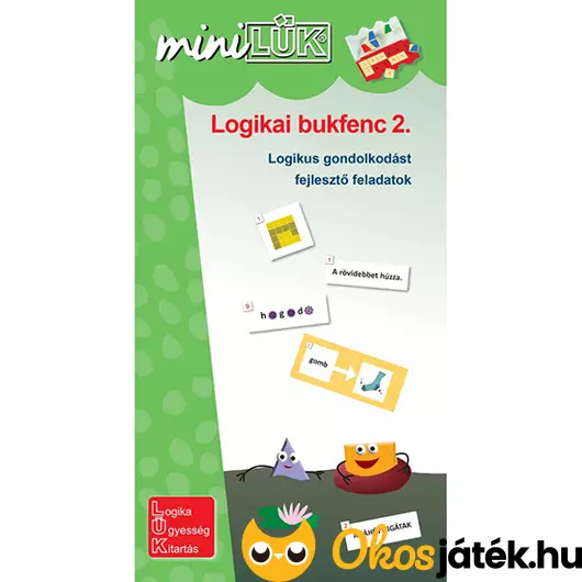 Logikai bukfenc 2. mini lük füzet 3-4. osztályosoknak