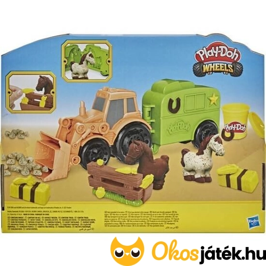 Traktor gyurmaszett - Play-Doh Wheels 