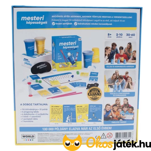 Mesteri képességek ügyességi játékok