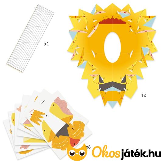 3D oroszlán összeállítás