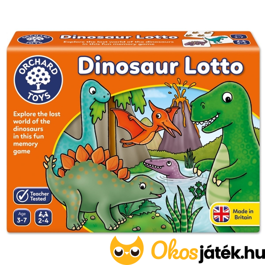 dinoszaurusz lottó játék kicsiknek dínós játék gyerekeknek