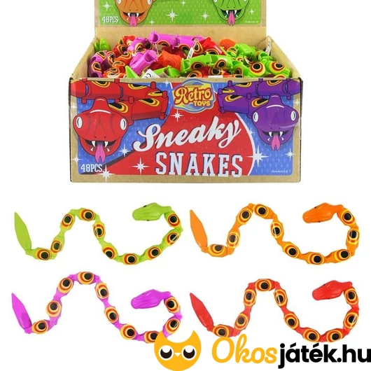 Tekerhető műanyag kígyó