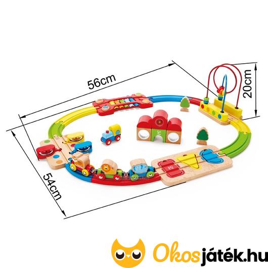 Játék vonat szett mérete 