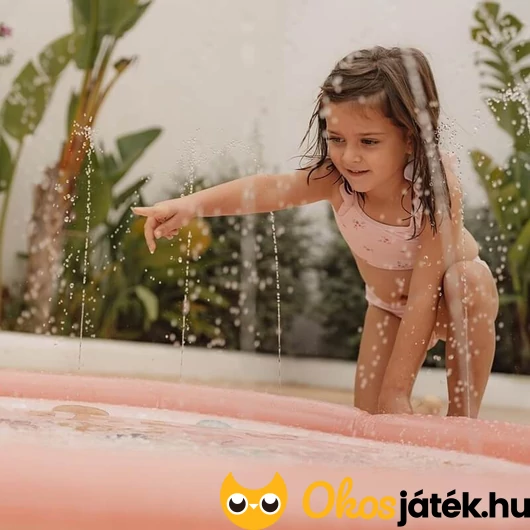 little dutch szökőkút medence rózsaszín kislánynak