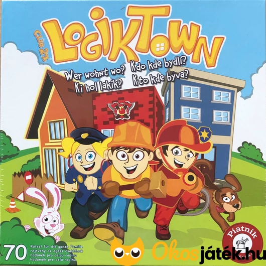 Ki hol lakik? Logikai játék Logiktown 