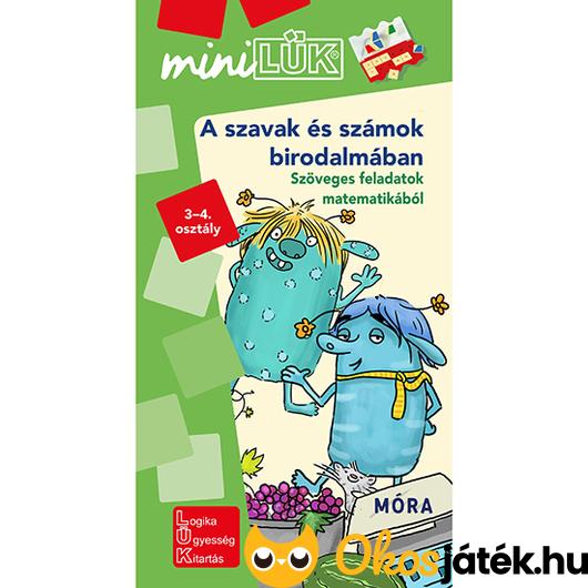 LÜK A szavak és számok birodalmában- szövegértés feladatok 3-4. osztály