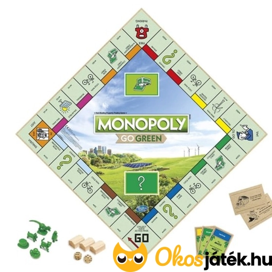Monopoly válts zöldre játéktábla