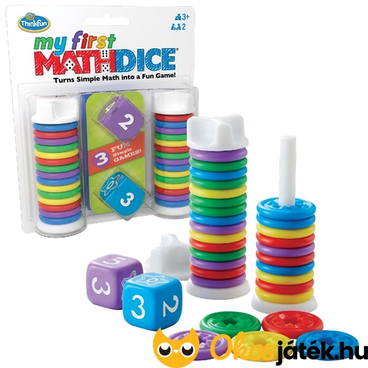 Math dice Thinkfun matematikai játék kicsiknek