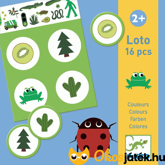 Lotto játék - színek tanulása Djeco