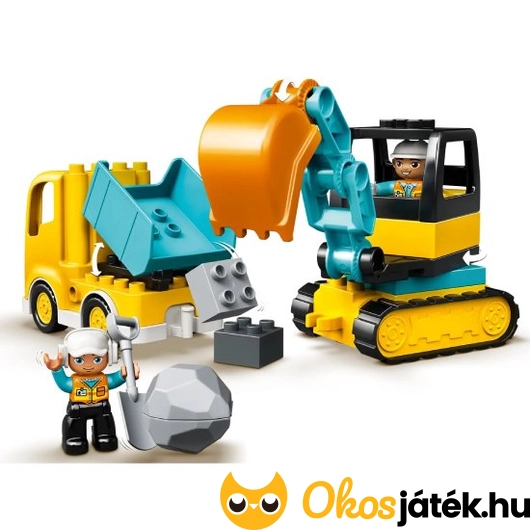 Lego duplo munkagépek figurával 