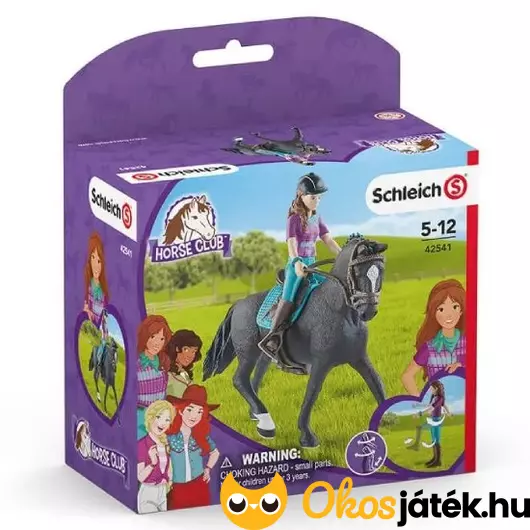 Horse Club Lisa és Storm Schleich ló lovassal szett