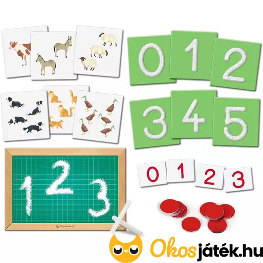 Montessori fejlesztőjáték számok