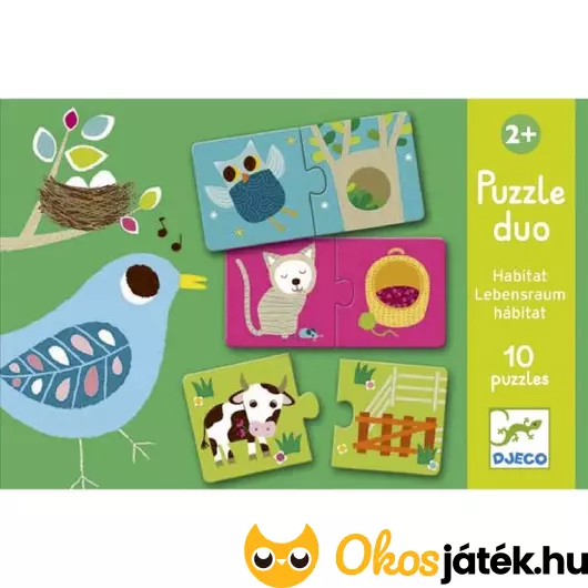 Puzzle duo - két darabból összerakható puzzle