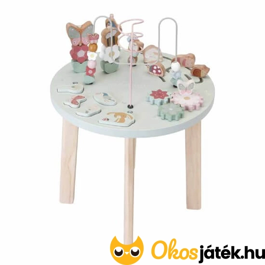 Fa foglalkoztató asztal 1 éves lányoknak