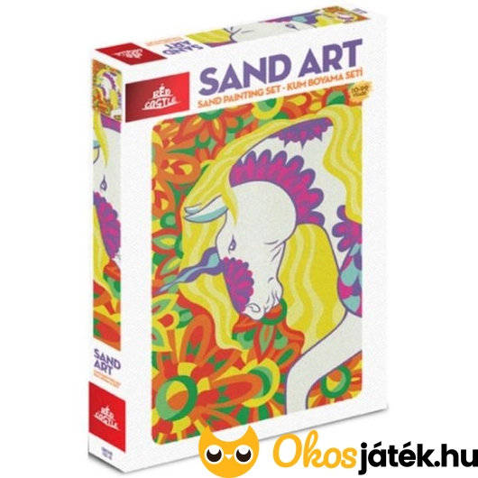 Homokvarázs - Unikornis homokfestő készlet