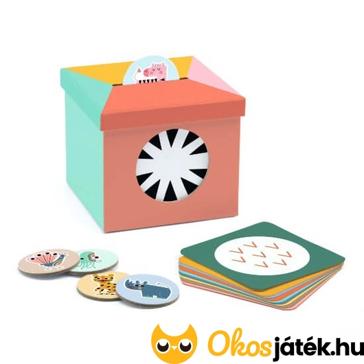 Kioukoi - Szortírozó doboz játék állatok képével