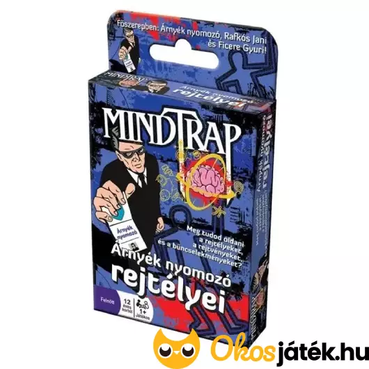 Árnyék nyomozó rejtélyei Mindtrap logikai kártya