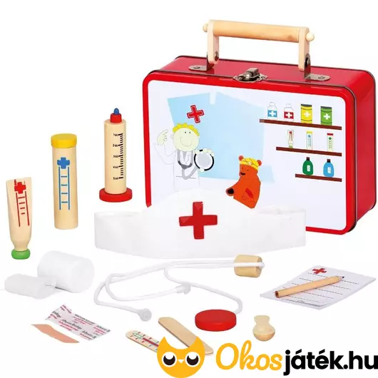 Doktortáska orvosi táska játék gyerekeknek