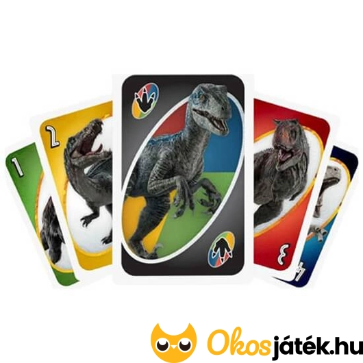 Jurassic world Uno kártyák