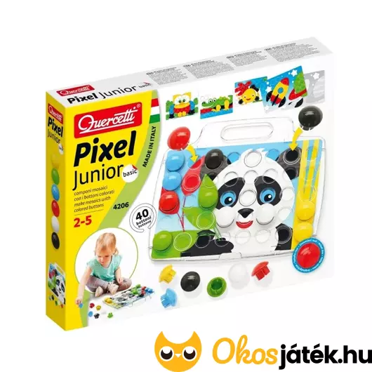 óriás pötyi Pixel junior Bébi pötyi panda Quercetti 4206