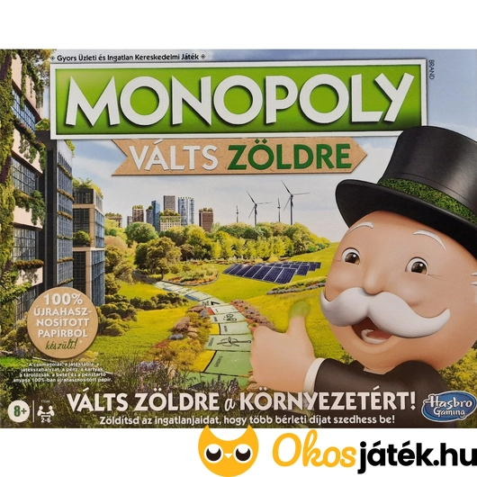 Monopoly környezettudatos társasjáték