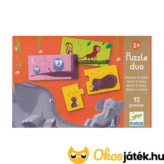 puzzle duo állatok és kicsinyeik