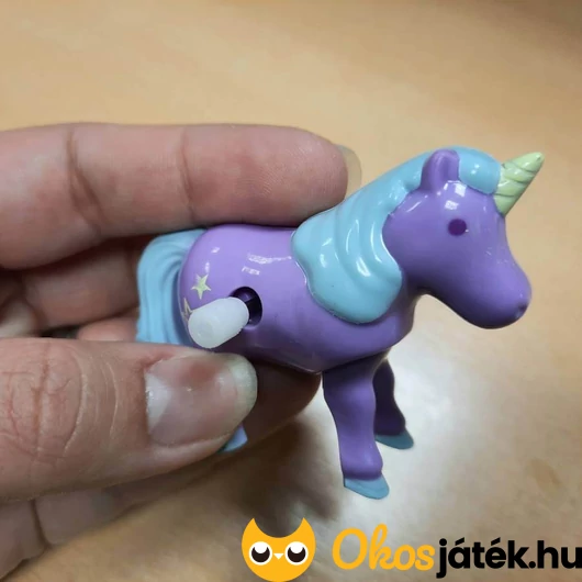 Mini felhúzható unikornis mérete
