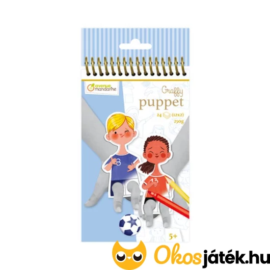 Színezhető ujjbáb készítő