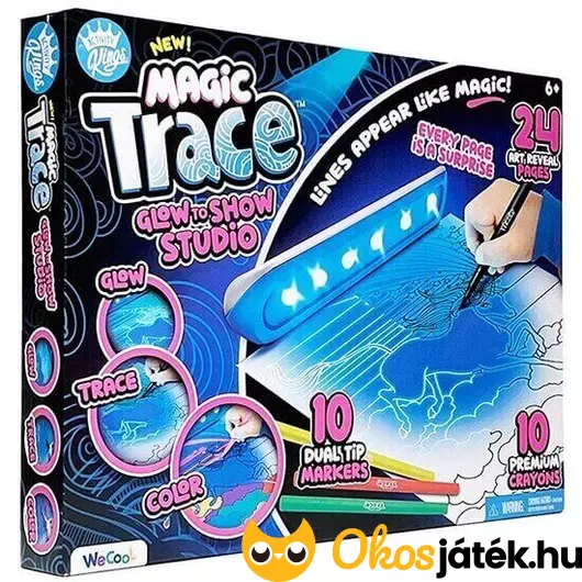 Magic Trace Ragyogó rajzolás kreatív készlet