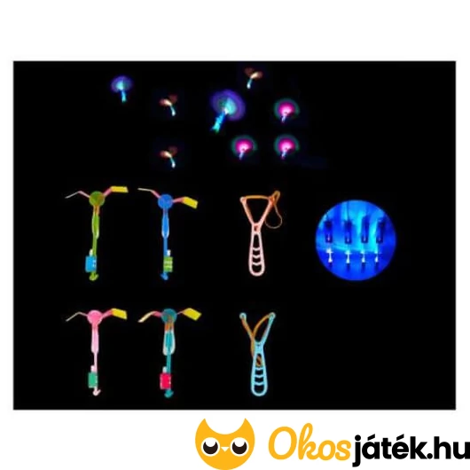 Világító csúzli helikopter