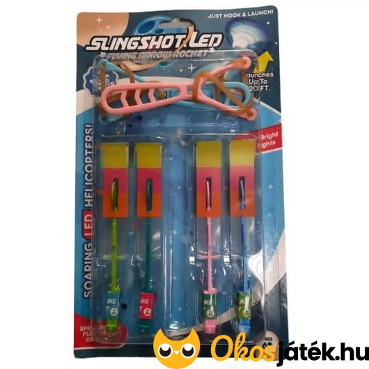 Nyílvessző rakéta LED fénnyel