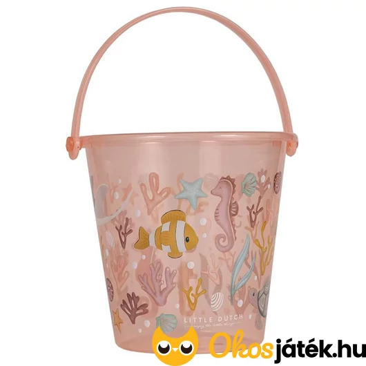 Little Dutch homokozó vödör Ocean Dreams pink