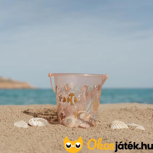 homokozó vödör kagylógyűjtéshez tengerpartra lányoknak