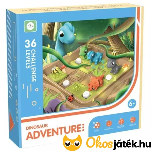 Dinoszaurusz kaland logikai játék