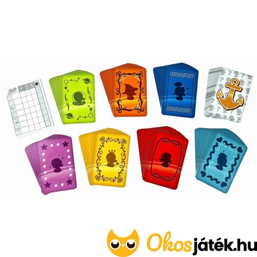 Gumikacsák társasjáték kártyái