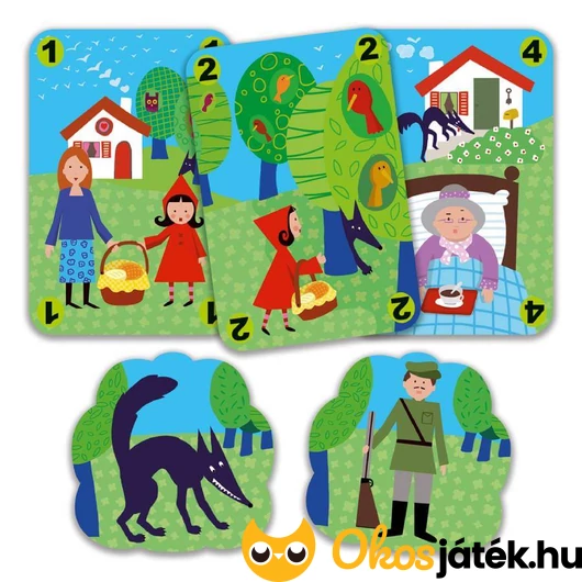 Piroska és a farkas Djeco játék