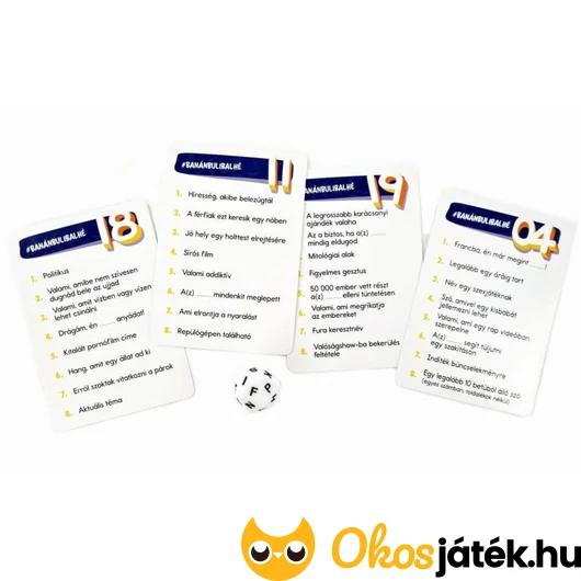 Banán, buli, balhé kártyái